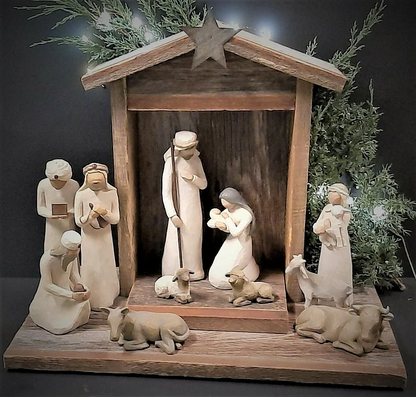Christmas Nativity 20-Piece Figurine Set