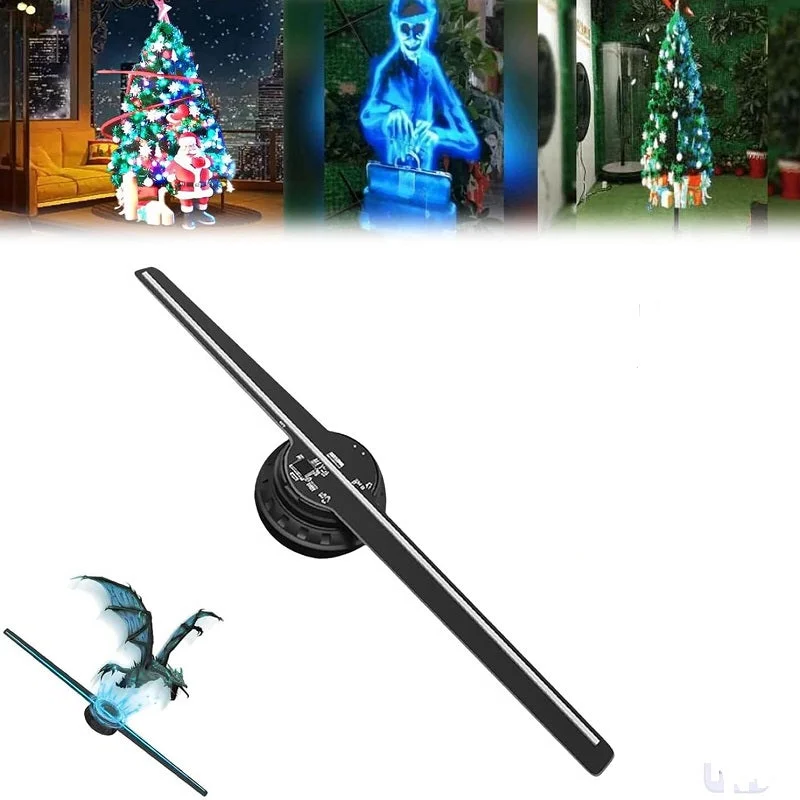 Colorful 3D Holographic Fan Light Show - Befez