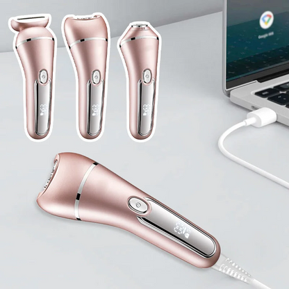 Rechargeable 3-in-1 Lady Shaver Kit