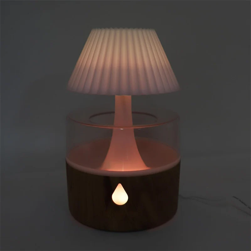 Compact Mist Air Humidifier with LED Nightlight