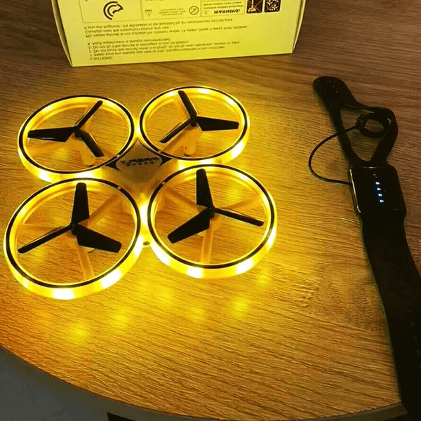 Remote Control Drone with Bright LED Lights