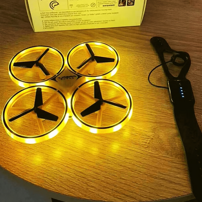 Remote Control Drone with Bright LED Lights