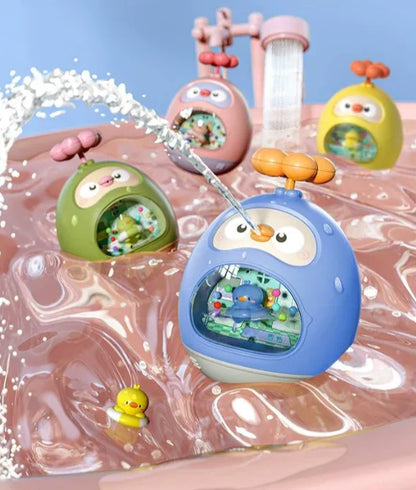 Colorful Bathtub Playset – Fun Rubber Duck Bath Toy