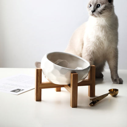 Comfortable Raised Dog Food Bowl Stand