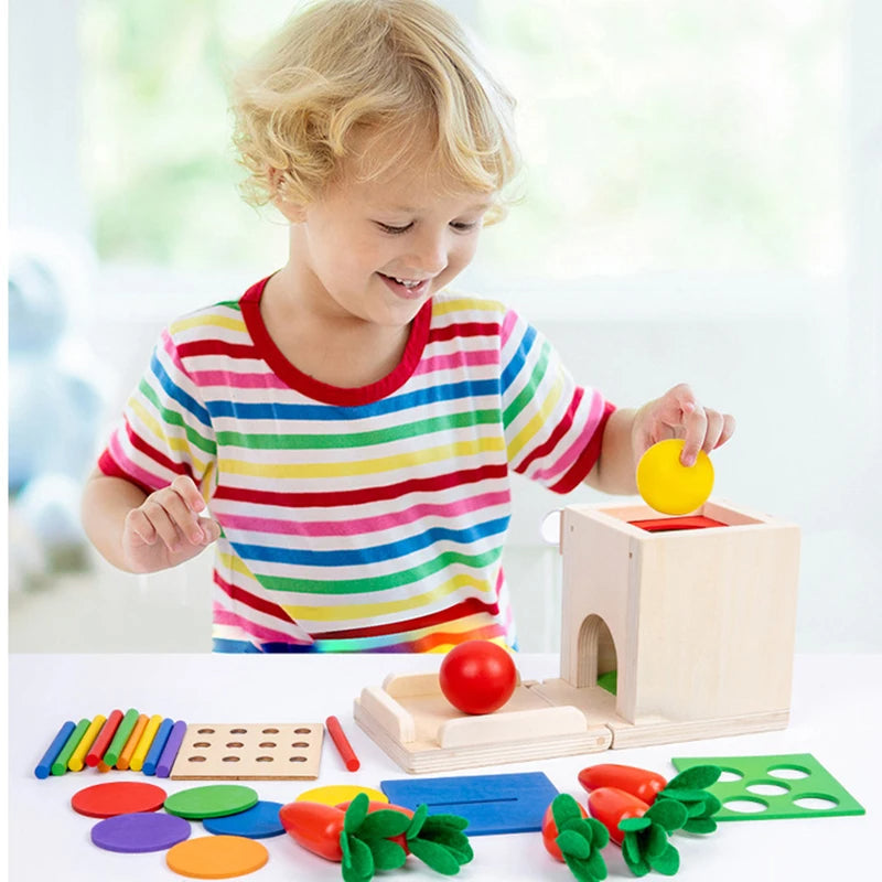 Educational Wooden Activity Box: Learning Toys Set - Befez
