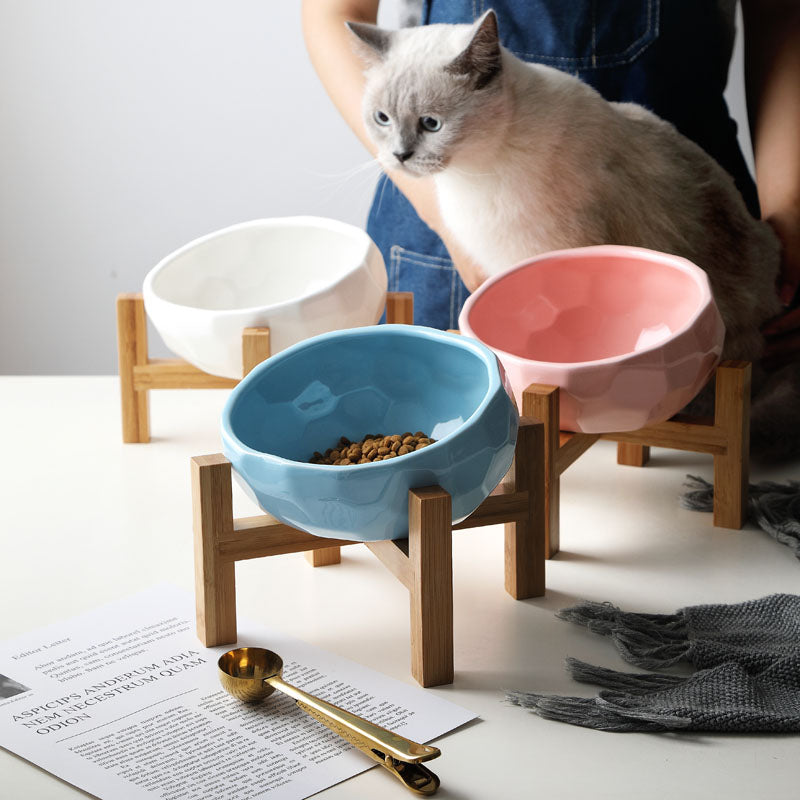 Comfortable Raised Dog Food Bowl Stand - Befez