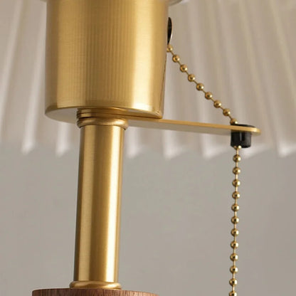 Classic Wooden Table Lamp with Shade