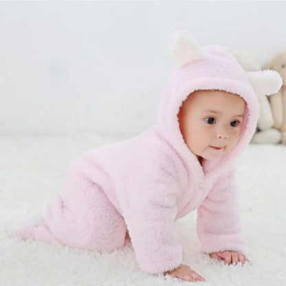 Adorable Infant Romper Bear Print