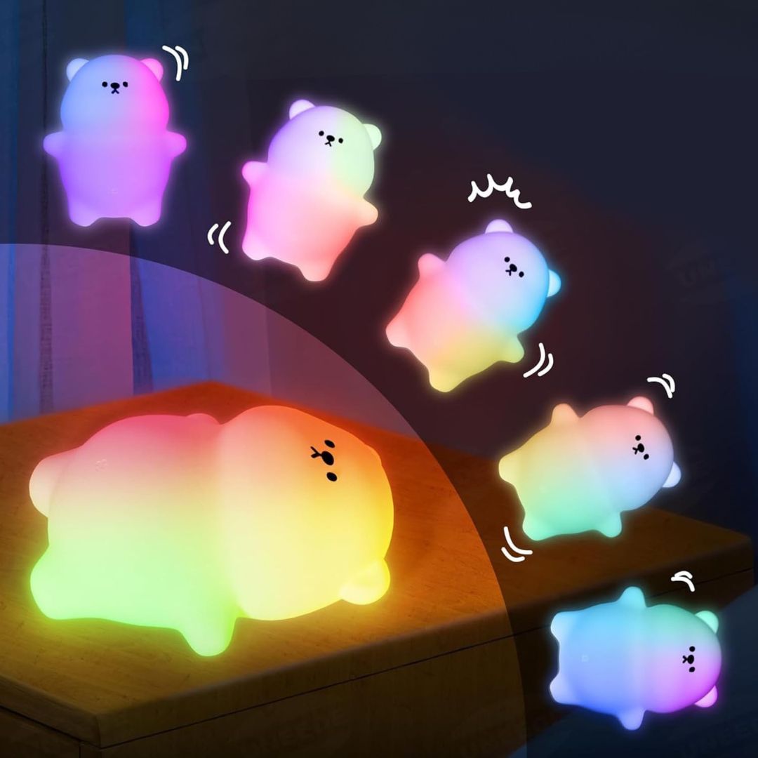 Soft Teddy Bear Night Lamp for Kids