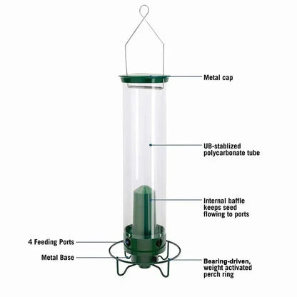 Wildlife Resistant Yard Bird Feeder