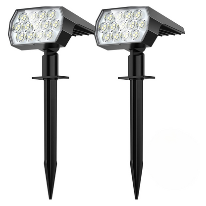 Bright Outdoor Solar Powered LED Garden Lamp - Befez