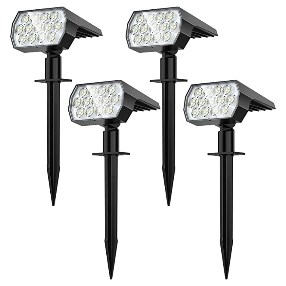 Bright Outdoor Solar Powered LED Garden Lamp