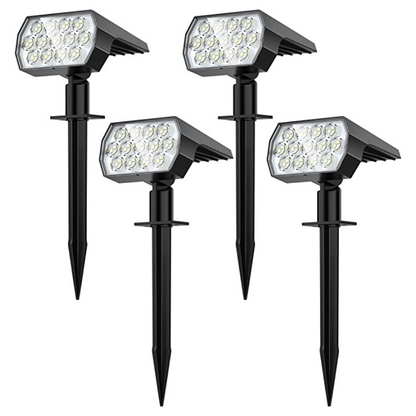 Bright Outdoor Solar Powered LED Garden Lamp