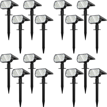 Bright Outdoor Solar Powered LED Garden Lamp