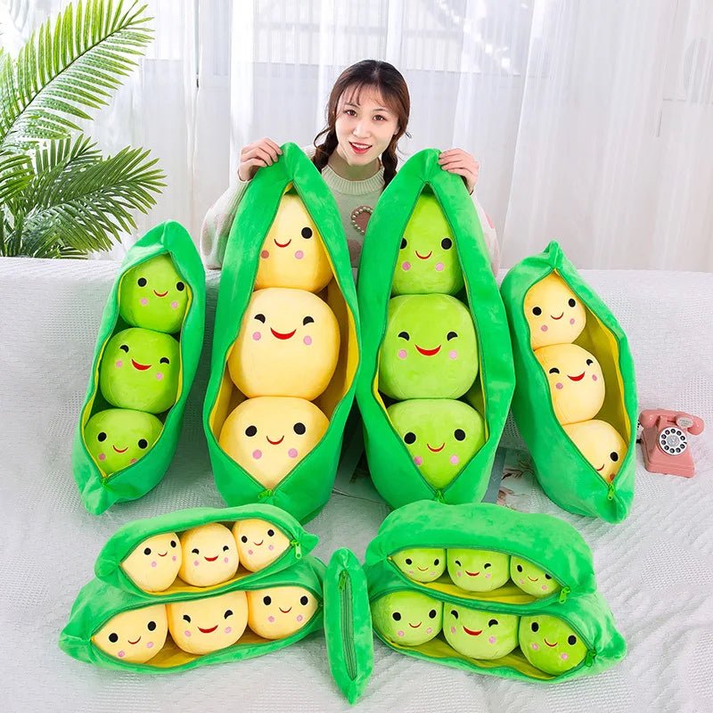 Cuddly Big Pea Plush Toy