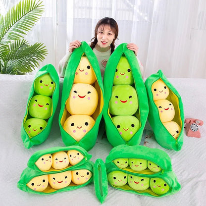 Cuddly Big Pea Plush Toy