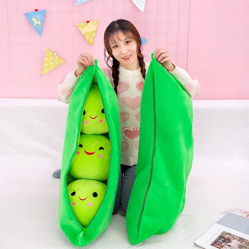 Cuddly Big Pea Plush Toy