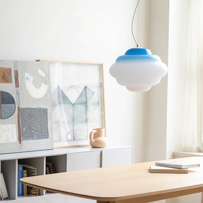 Stylish Pendant Light with Warm Glow Diffuser