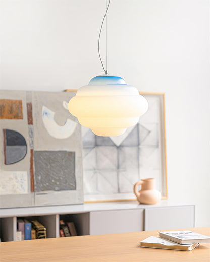 Stylish Pendant Light with Warm Glow Diffuser