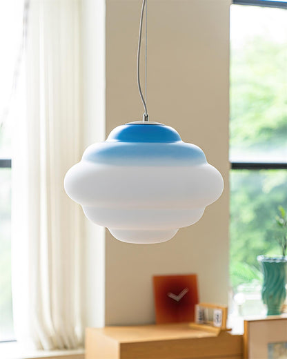 Stylish Pendant Light with Warm Glow Diffuser