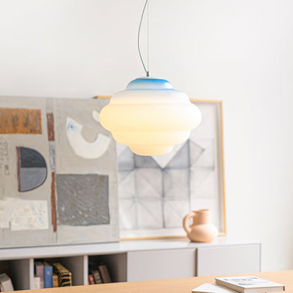 Stylish Pendant Light with Warm Glow Diffuser