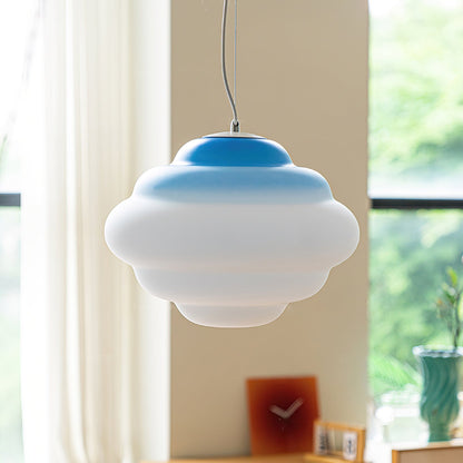 Stylish Pendant Light with Warm Glow Diffuser
