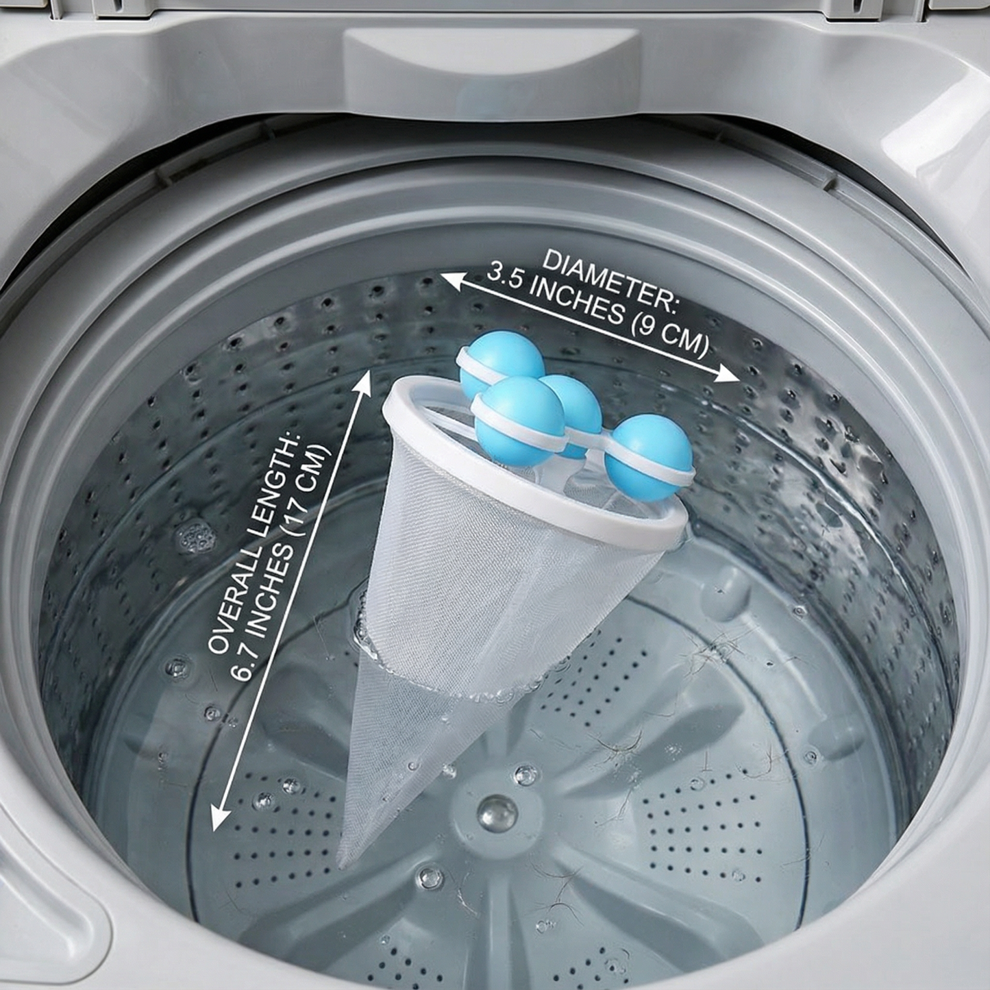 Washable Pet Hair Catcher for Laundry Machines