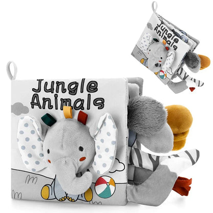 Soft Interactive Kids Plush Toy Book