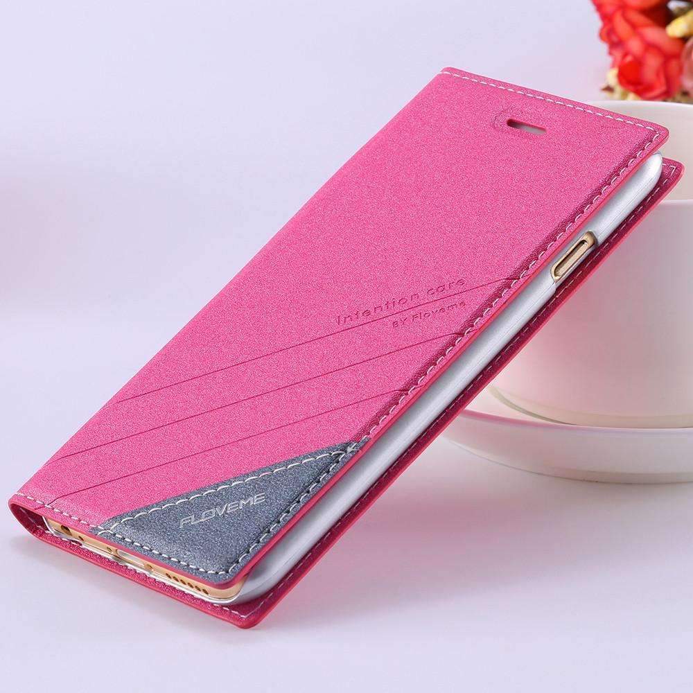 Strong Magnetic Leather Phone Cover