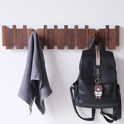 Classic Wooden Coat Rack with Storage - Befez