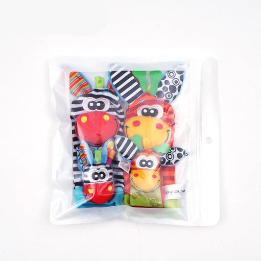 Soft Baby Socks and Teether Toy Set - Befez