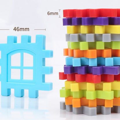 Colorful Kids Window Stacking Blocks Set