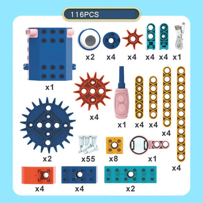 Fun STEM Motorized Building Blocks Set
