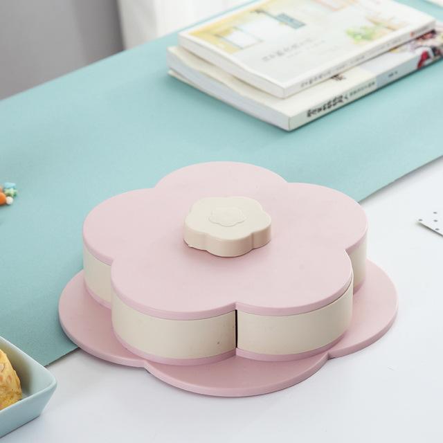Spinning Floral Desk Organizer Box - Befez