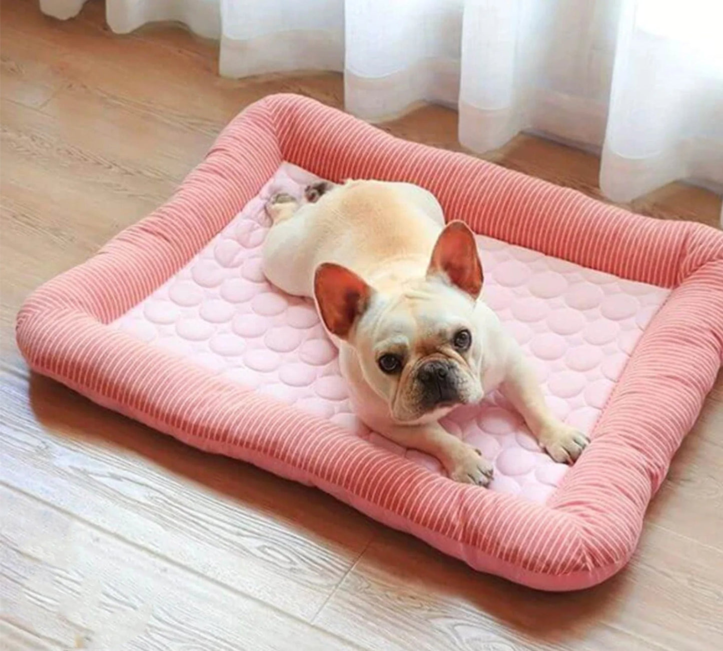 Breathable Pet Bed with Chill Gel Cooler