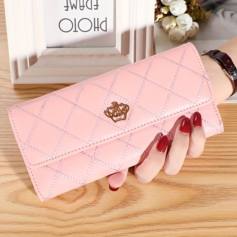 Fashionable Triangle Leather Wallet