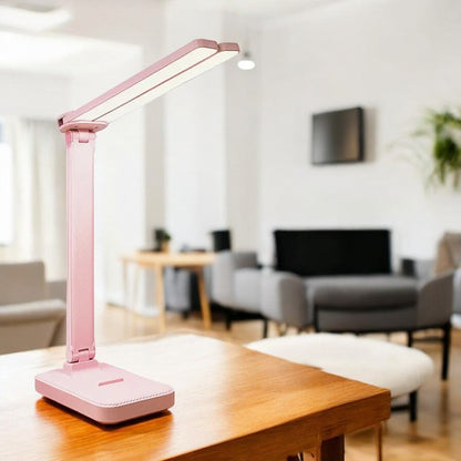 Bright LED Desk Lamp with USB Charging and Dimmer