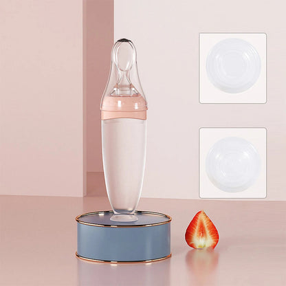 Baby Food Bottle with Spoon Feeder