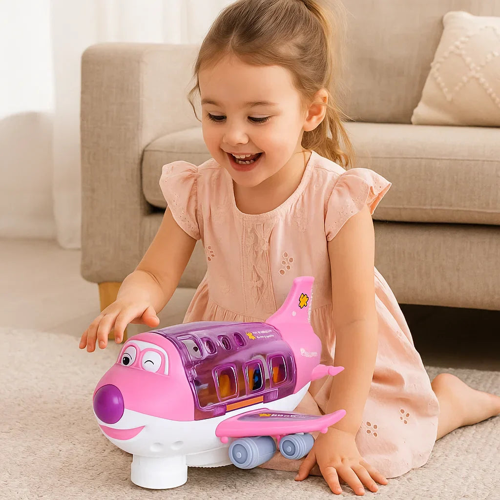 Cute Animated Plane Toy