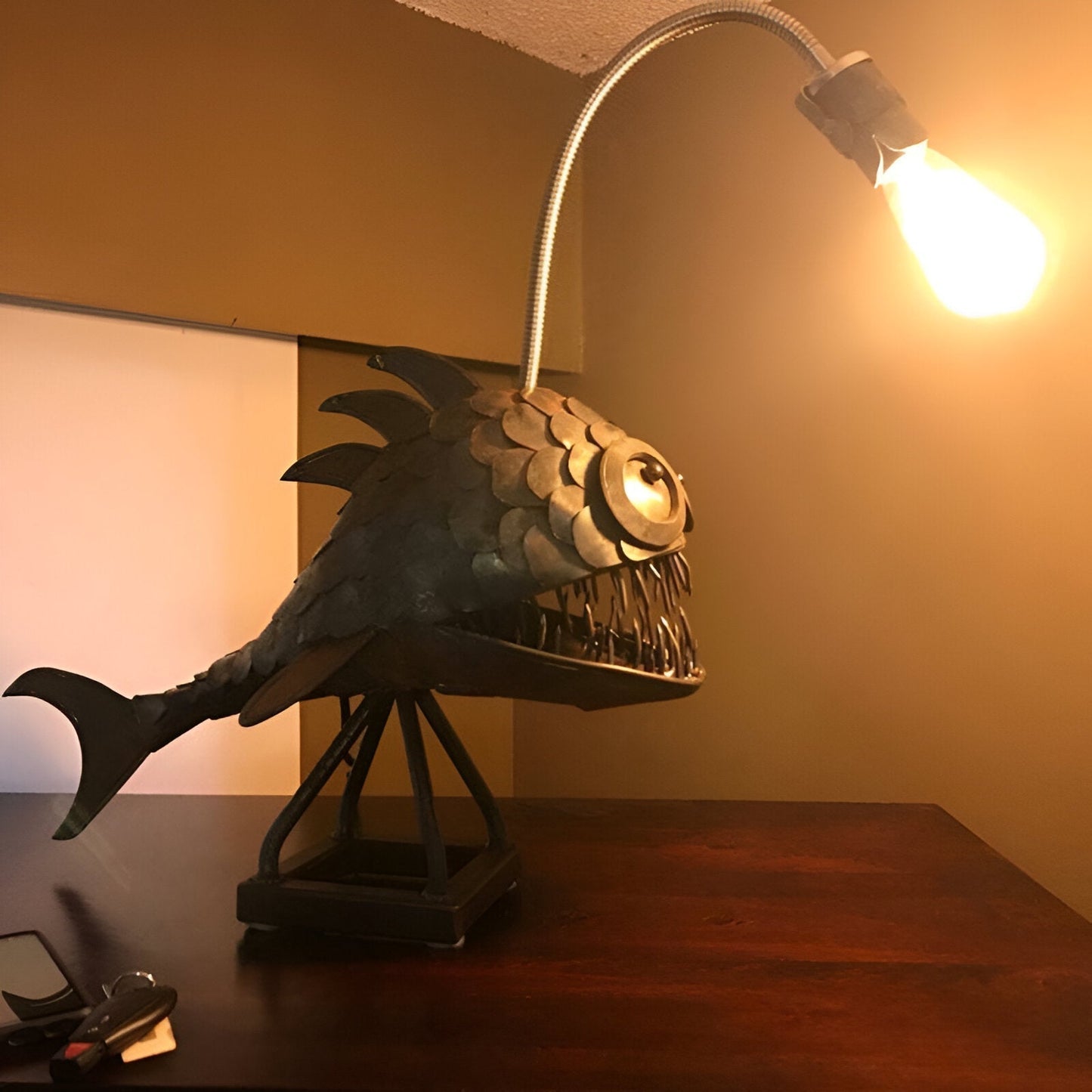 Unique Angler Fish Floor Lamp
