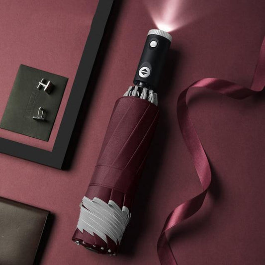 Compact Windproof Folding LED Umbrella - Befez