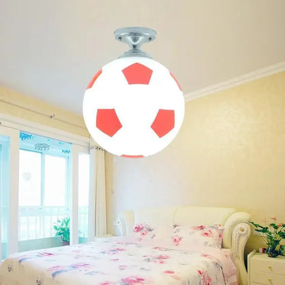 Fun Soccer Ceiling Light Fixture