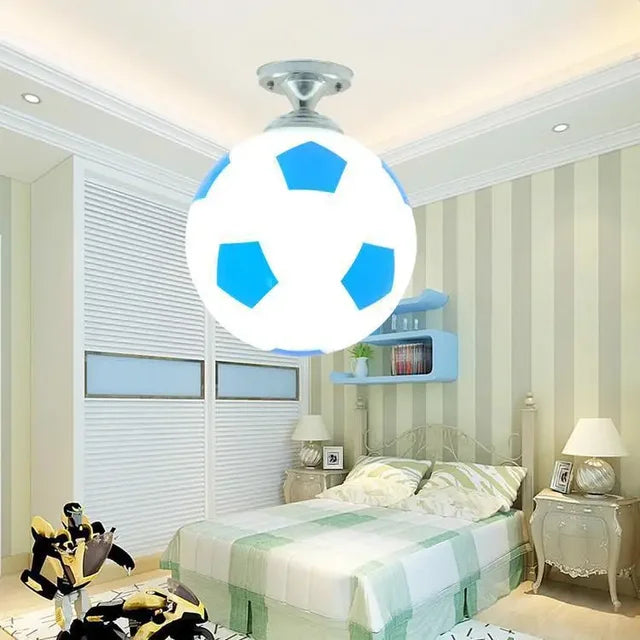 Fun Soccer Ceiling Light Fixture