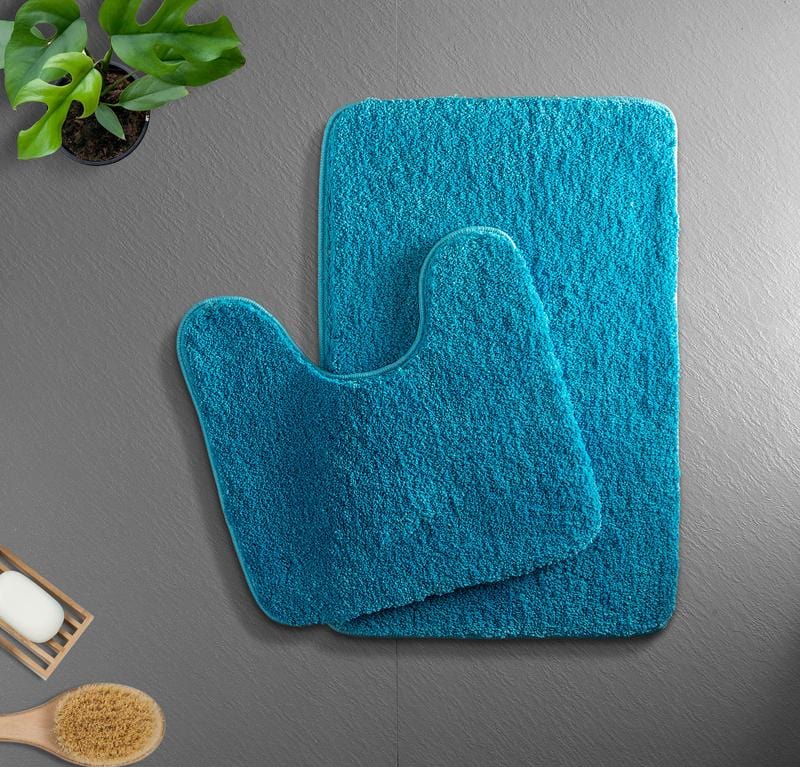 Soft Microfiber Bathroom Mat | Absorbent Non-Slip Bath Rug