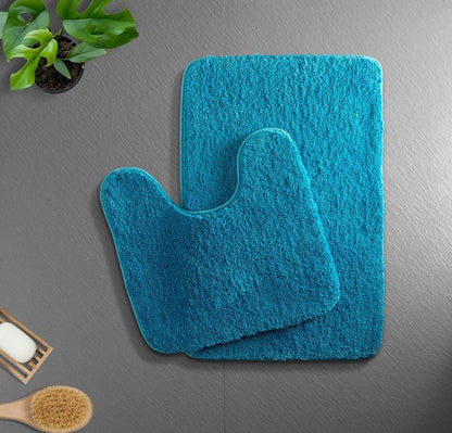Soft Microfiber Bathroom Mat | Absorbent Non-Slip Bath Rug