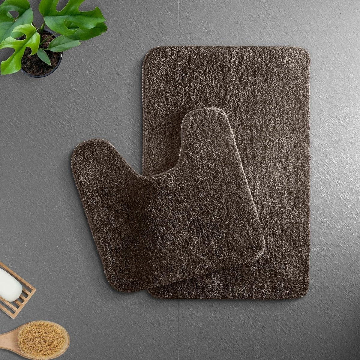 Soft Microfiber Bathroom Mat | Absorbent Non-Slip Bath Rug