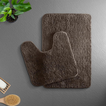 Soft Microfiber Bathroom Mat | Absorbent Non-Slip Bath Rug