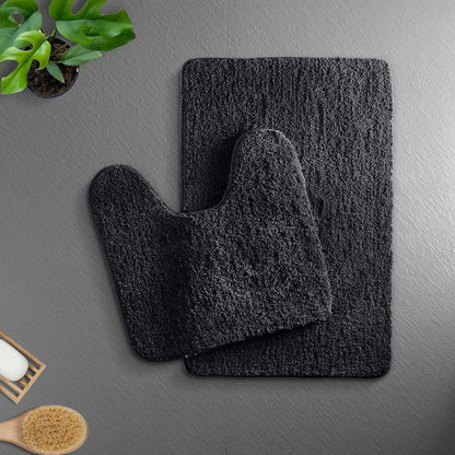Soft Microfiber Bathroom Mat | Absorbent Non-Slip Bath Rug