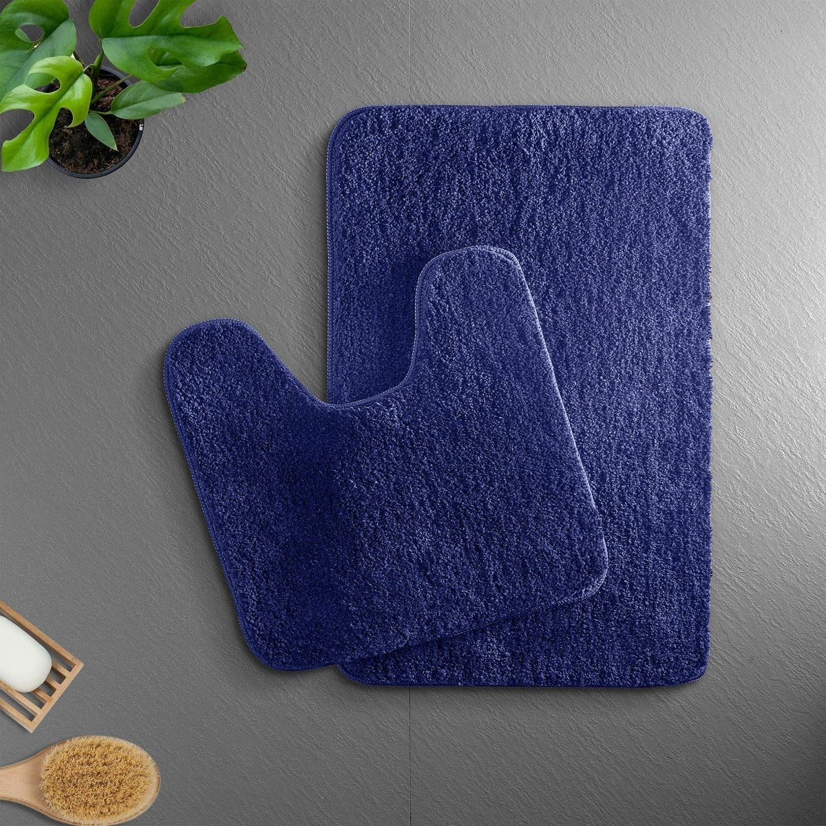 Soft Microfiber Bathroom Mat | Absorbent Non-Slip Bath Rug