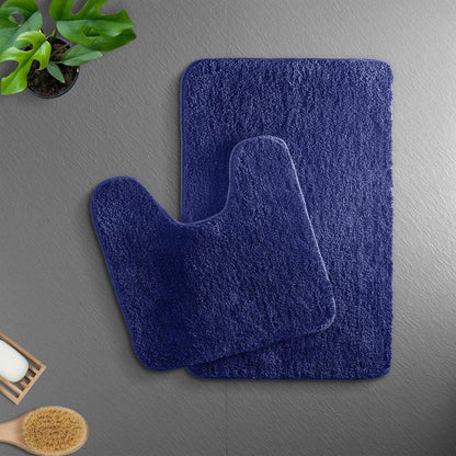 Soft Microfiber Bathroom Mat | Absorbent Non-Slip Bath Rug